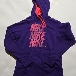 Nike Purple Hoodie with Pink Accents